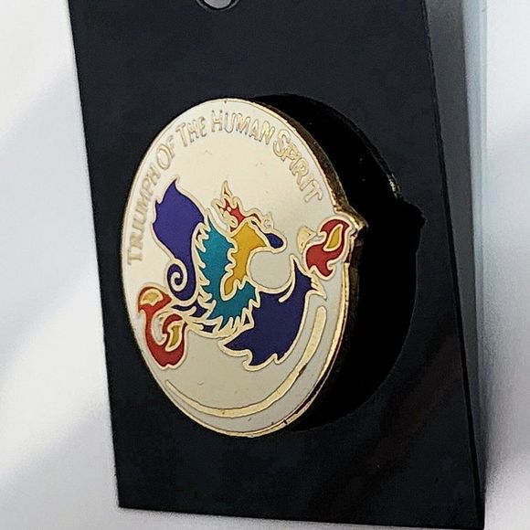 1996 Atlanta Olympics "Triumph Of The Human Spirit" Pin Hoho NYC Limited Enamel - Picture 3 of 7